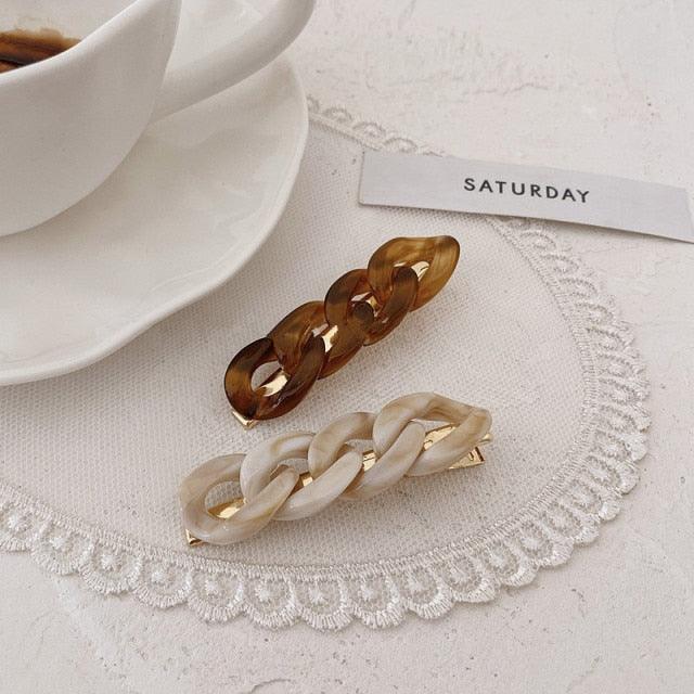 Korea Style Pearl Hair clip for Women Romantic Female Jewelry Chain Hairpin Accessories Hair Stick Barrettes  Hair Accessories for Party Wedding Stevvex