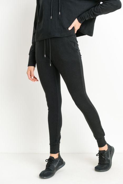 Highwaist Slim-Fit Cuffed Joggers - SJB-DIAMOND ELITES