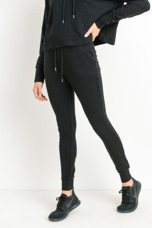 Highwaist Slim-Fit Cuffed Joggers - SJB-DIAMOND ELITES