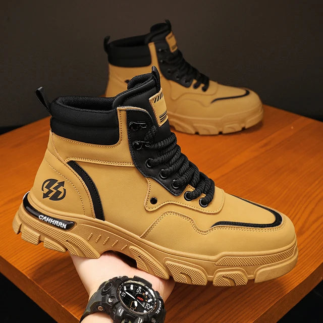 CYYTL Mens Boots Winter Shoes Pi-Mart