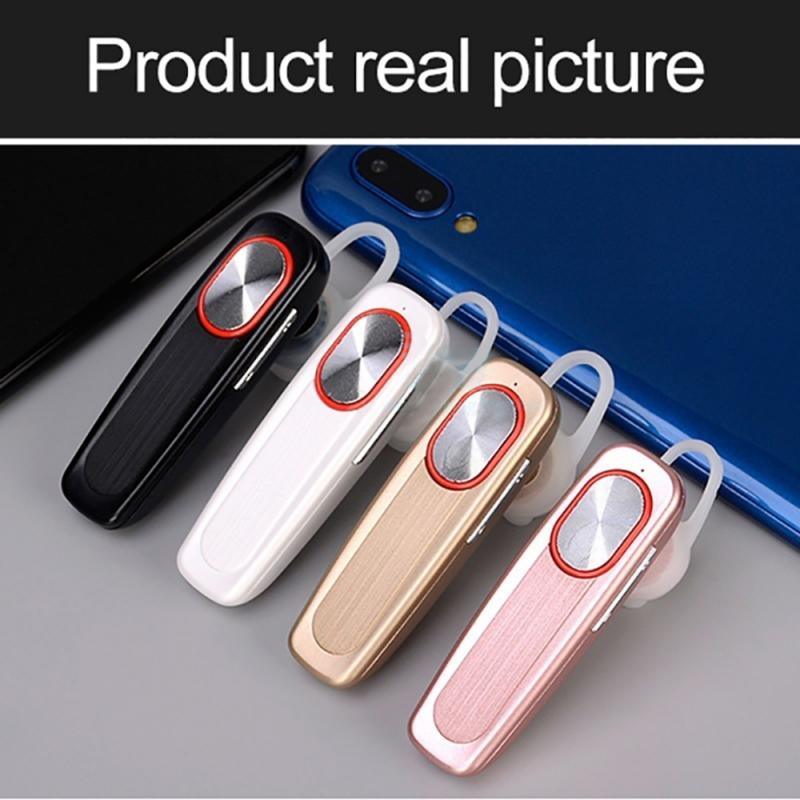 L9 Wireless Bluetooth-compatible Headphone With Microphone Bass Sport Earphones Universal Handsfree Hanging Ear Single Earhphone Stevvex