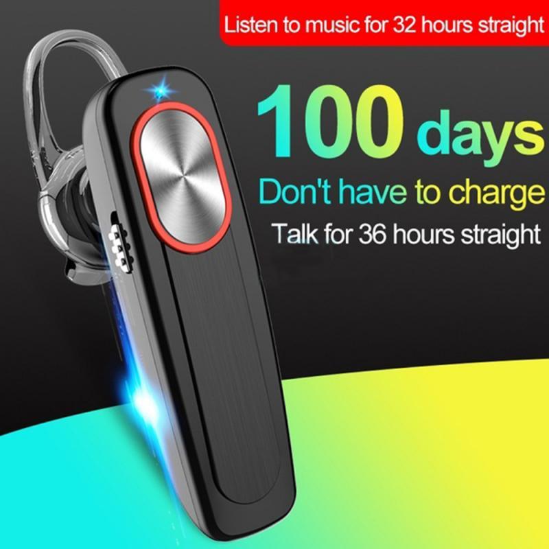 L9 Wireless Bluetooth-compatible Headphone With Microphone Bass Sport Earphones Universal Handsfree Hanging Ear Single Earhphone Stevvex