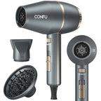 Hairdryer CONFU Hair Dryer with Diffuser Small Hair Dryer 1875 Watt Negative Ionic Hair Dryer Hair Dryers Women and Men Power Hair Dryer Professional Blow Dryer for HOM Lootquake LLC