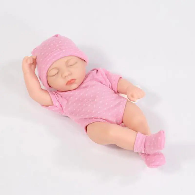 Mini Soft Silicone Baby Doll - Cute Gift for Girls Pi-Mart