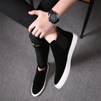 Men's High-Top Chelsea Boots - Genuine Leather Casuals Pi-Mart