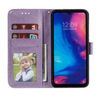 Lace Flower Leather Wallet Case For Xiaomi Redmi Note 11 10 Pro 7 6 8 8t Redmi 10c 10a A1 9t 7a 8a 9c 9a Case Mi A3 A2 Lite 9 Phone Case Premium Pu Leather Flip Cover With Card Holder Feature Protective Cover Stevvex