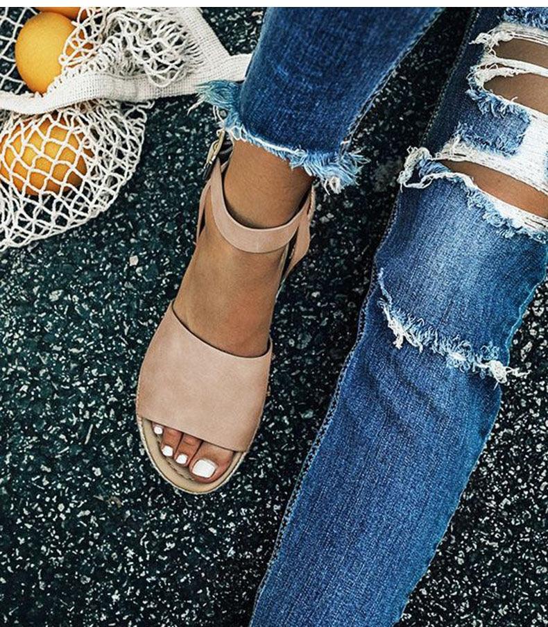 Ladies Elegant Leopard Shoes For Women High Heels Sandals Summer Flip Flop Platform Sandals High Platform Sandals Thick Bottom Belt Buckle Shoes Adjustable Strap Sandals Stevvex