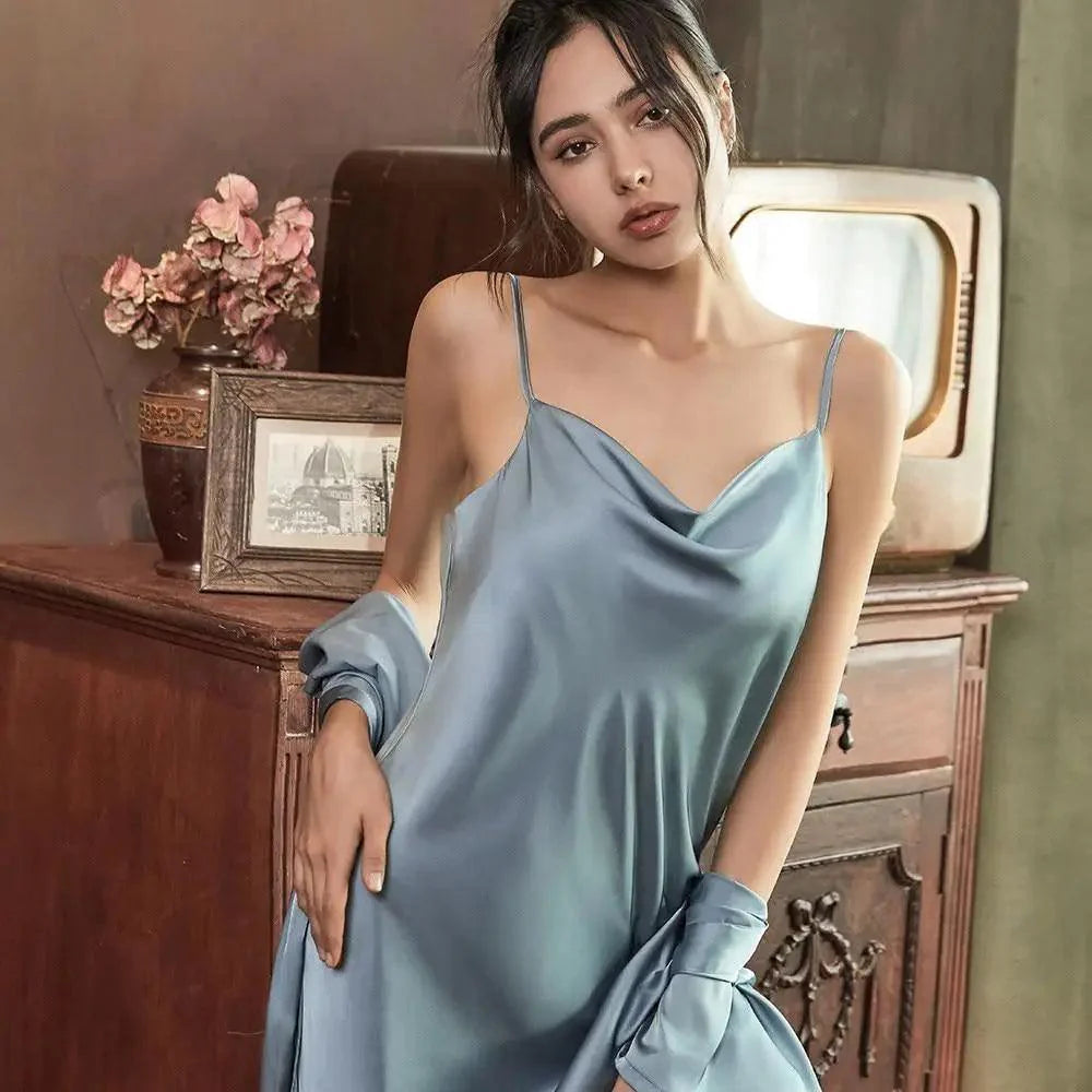 Ladies Fashion Red Soft Short Sleepwear For Women Trendy Women's Comfortable V Neck Bathrobe  Bridesmaid Bride Party Robes Stevvex