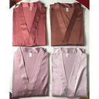 Ladies Fashion Red Soft Short Sleepwear For Women Trendy Women's Comfortable V Neck Bathrobe  Bridesmaid Bride Party Robes Stevvex