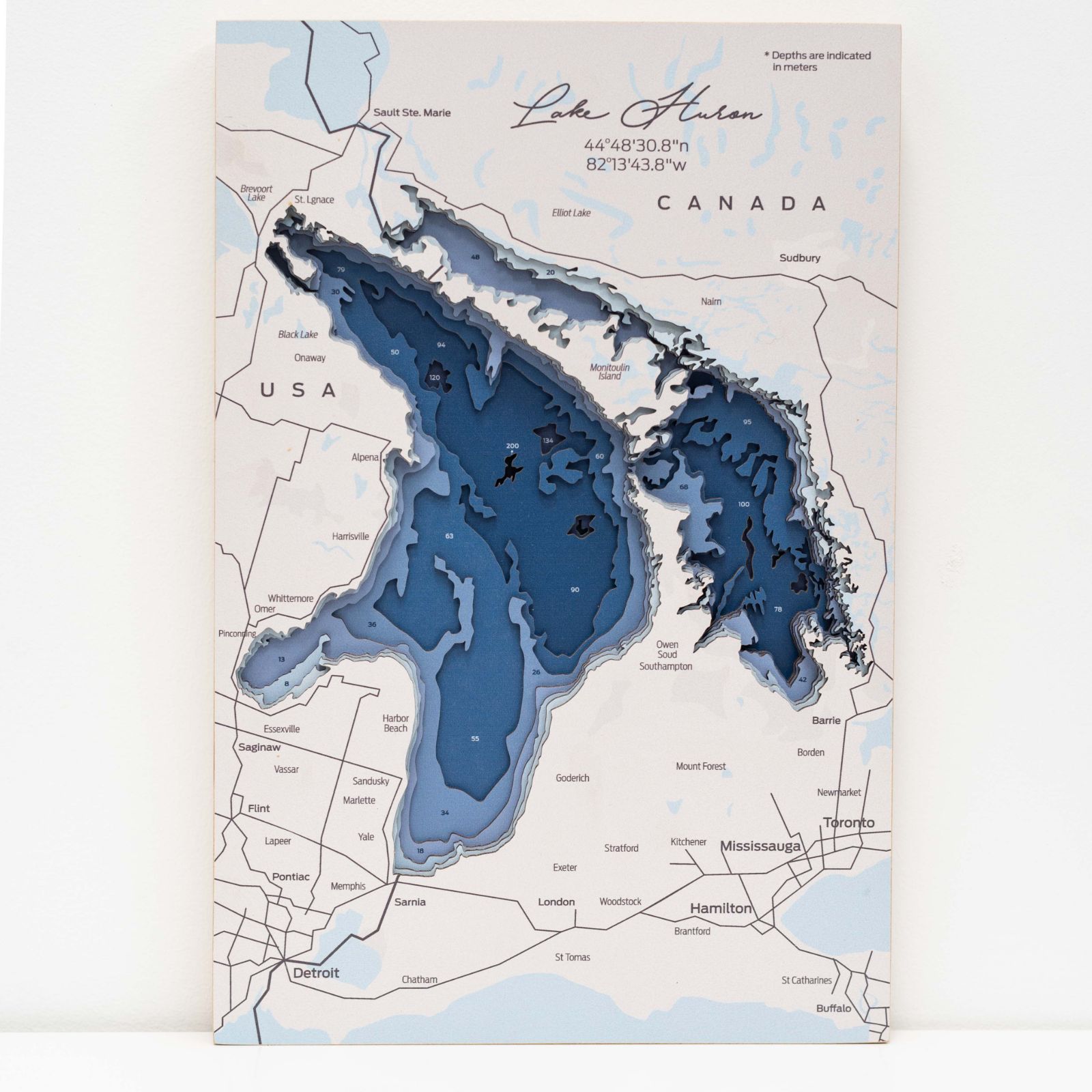 Lake Huron Canada Wall Art - SJB-DIAMOND ELITES