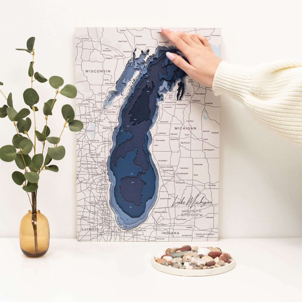 Lake Michigan Wall Art - SJB-DIAMOND ELITES
