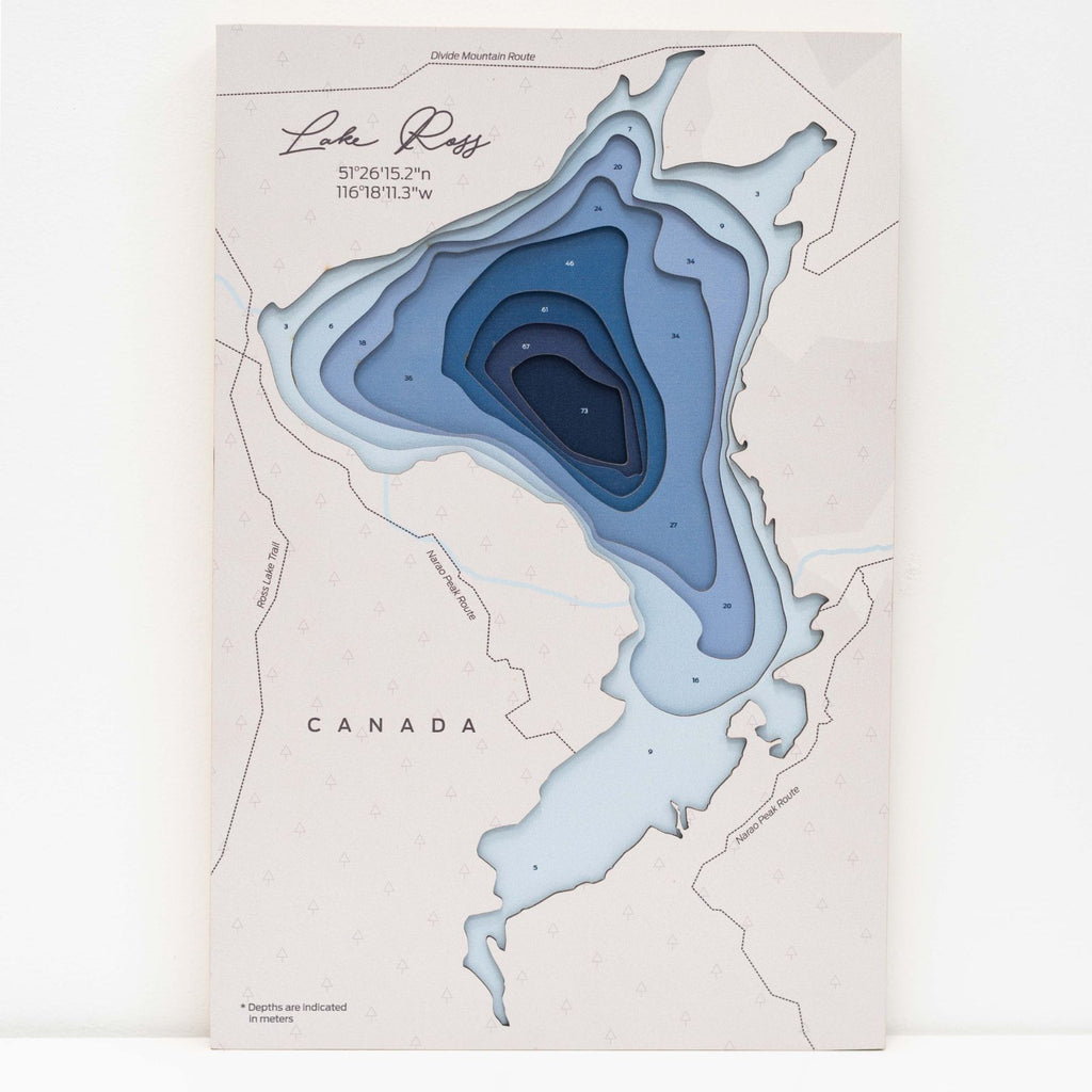 Lake Ross Canada Wall  Art - SJB-DIAMOND ELITES