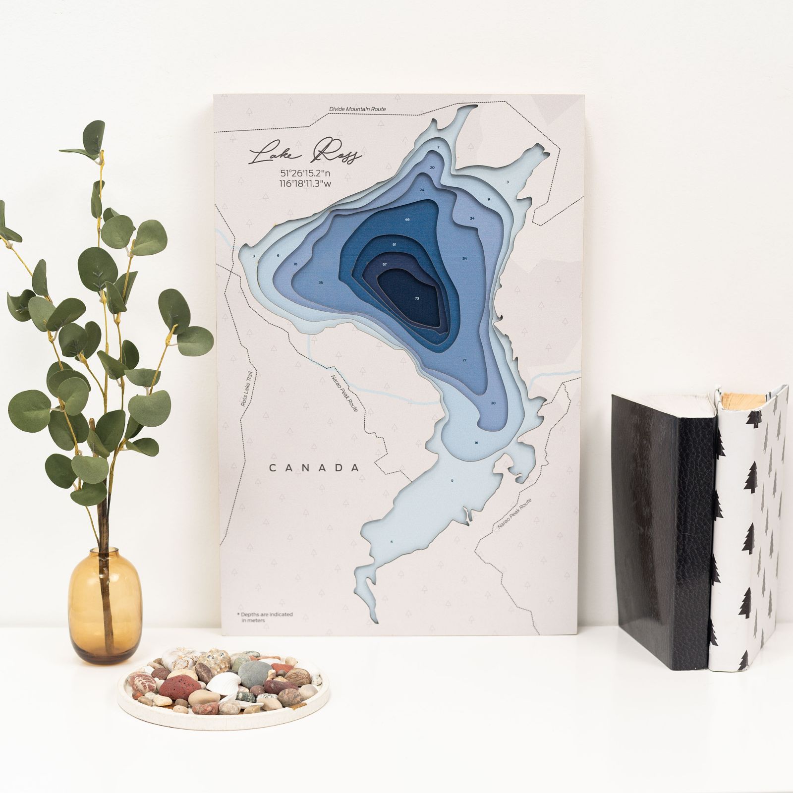 Lake Ross Canada Wall  Art - SJB-DIAMOND ELITES