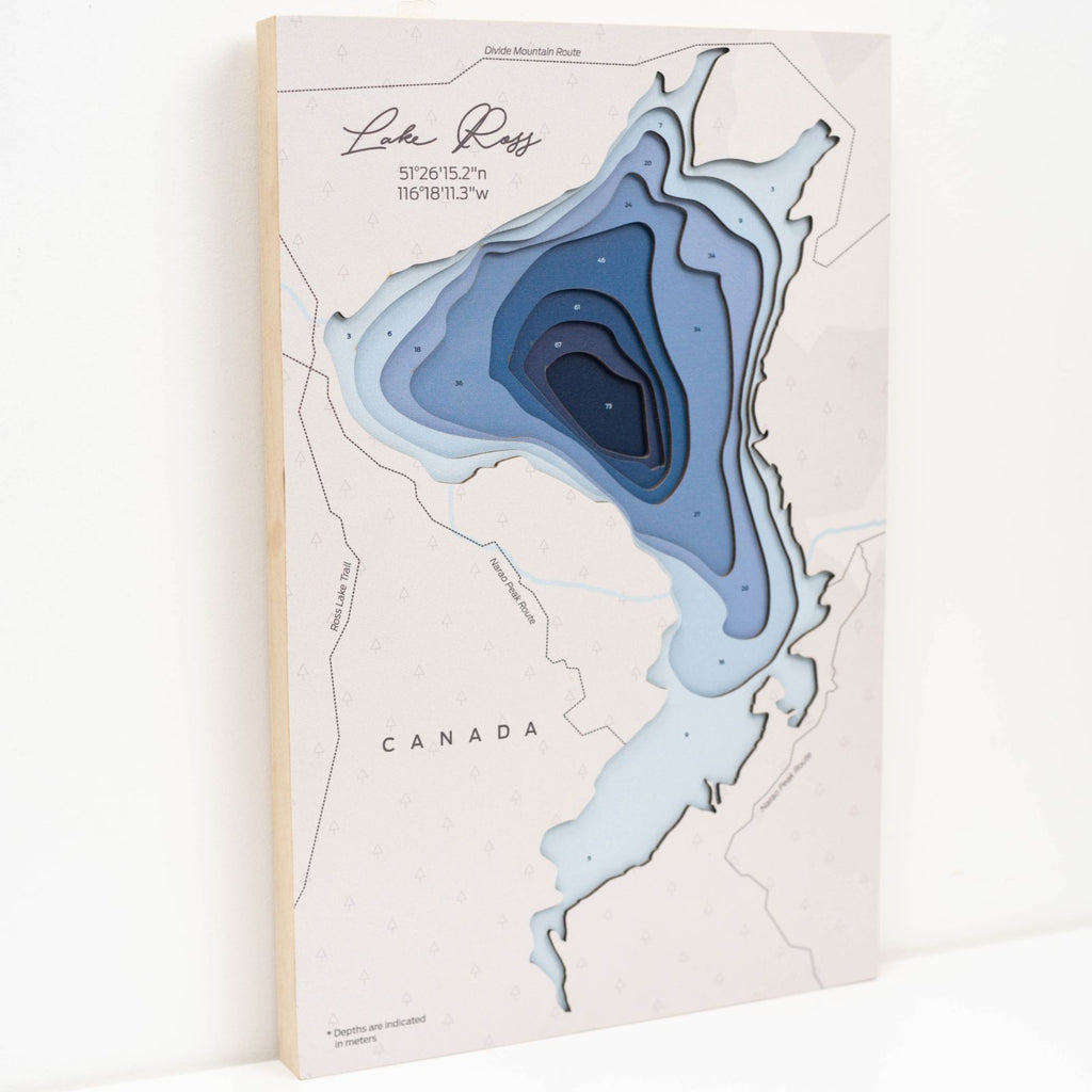 Lake Ross Canada Wall  Art - SJB-DIAMOND ELITES