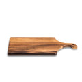 Large Acacia Wood Cutting Board 10x18 Inch Thick Handle Hanging Chopping BandsCo Straps
