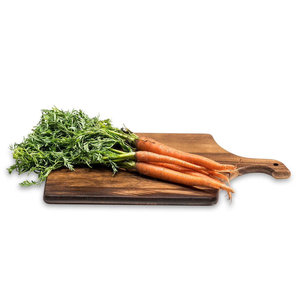 Large Acacia Wood Cutting Board 10x18 Inch Thick Handle Hanging Chopping BandsCo Straps