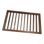 Large Acacia Wood Trivet - Round Heat Resistant Serving Trivet for Plates BandsCo Straps