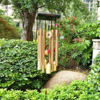Large Copper Money Pendant Wind Chime Tubes Bells Copper Metal Pipe Chime Large Wind Chimes Bells Tubes Pendant Balcony Outdoor Yard Garden Home Decoration Stevvex