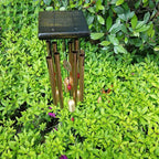 Large Copper Money Pendant Wind Chime Tubes Bells Copper Metal Pipe Chime Large Wind Chimes Bells Tubes Pendant Balcony Outdoor Yard Garden Home Decoration Stevvex