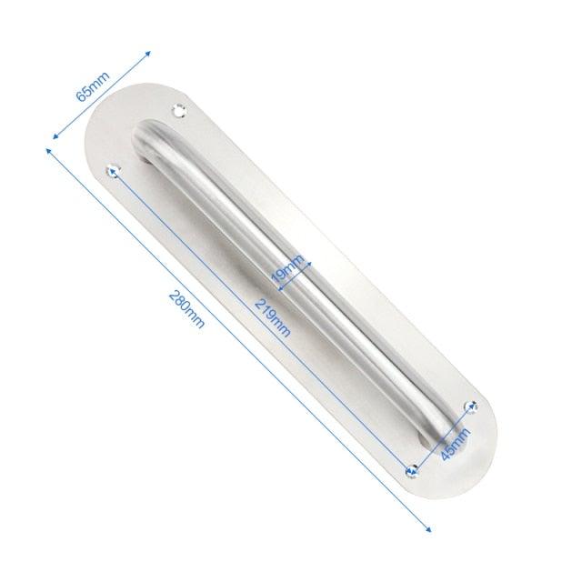 Large Size Door Handle Stainless Steel Furniture Handles  Door Knob Pull Handle Stainless Steel Flush Concealed Furniture Handle for Door Drawer Cupboard Cabinet Sliding Door Stevvex