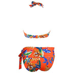 Large Size Swimsuit Women High Waist Bikini Swimwear Women High Waisted Bikini Set Two Piece Swimsuits Tummy Control Bathing Suits With Shorts Push Up Swim Wear Female Bandage Bikini Set Bathing Suit Women Stevvex