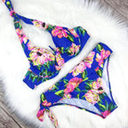 Large Size Swimsuit Women High Waist Bikini Swimwear Women High Waisted Bikini Set Two Piece Swimsuits Tummy Control Bathing Suits With Shorts Push Up Swim Wear Female Bandage Bikini Set Bathing Suit Women Stevvex