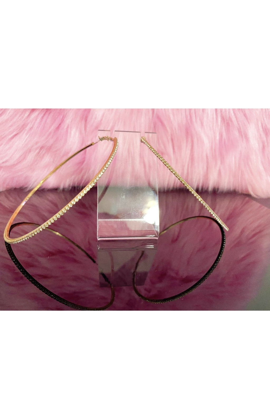 Large Textured Hoop Earrings Around The Way Girl Style