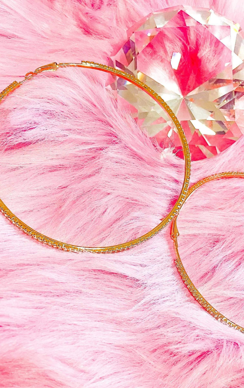Large Textured Hoop Earrings Around The Way Girl Style