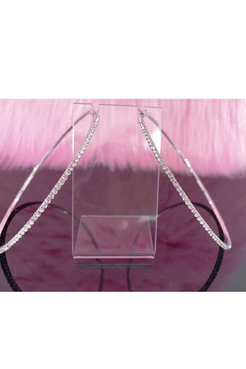 Large Textured Hoop Earrings Around The Way Girl Style