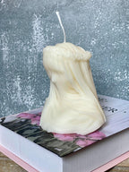 Large Veiled Lady Candle - Elegant Home Decor Piece and Unique Gift Idea Lootquake LLC