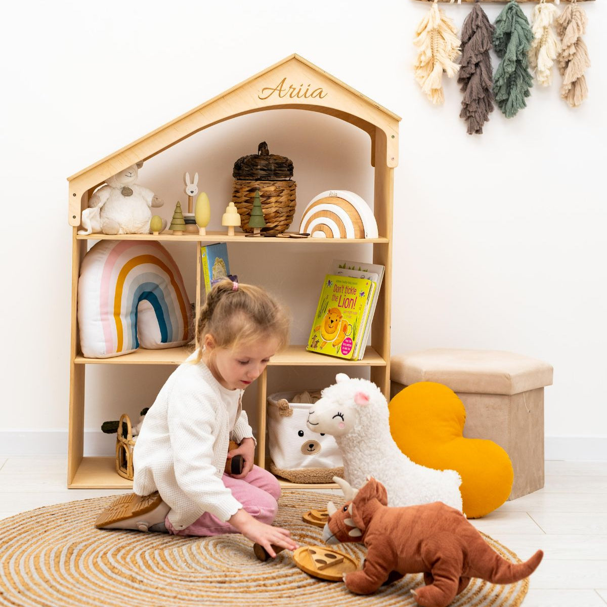 Wooden Dollhouse Bookshelf - SJB-DIAMOND ELITES