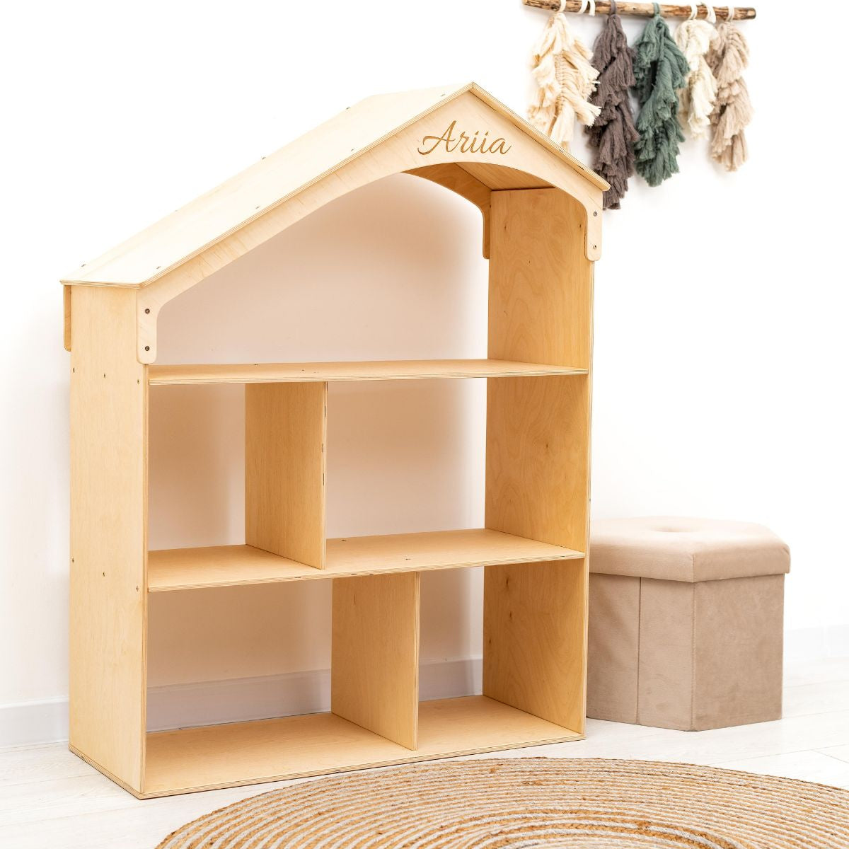 Wooden Dollhouse Bookshelf - SJB-DIAMOND ELITES