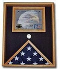 Military Certificate Case, Military flag and document case hold 3'x5' flag The Military Gift Store