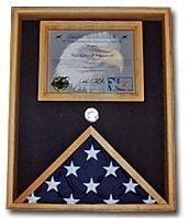 Military Certificate Case, Military flag and document case hold 3'x5' flag The Military Gift Store