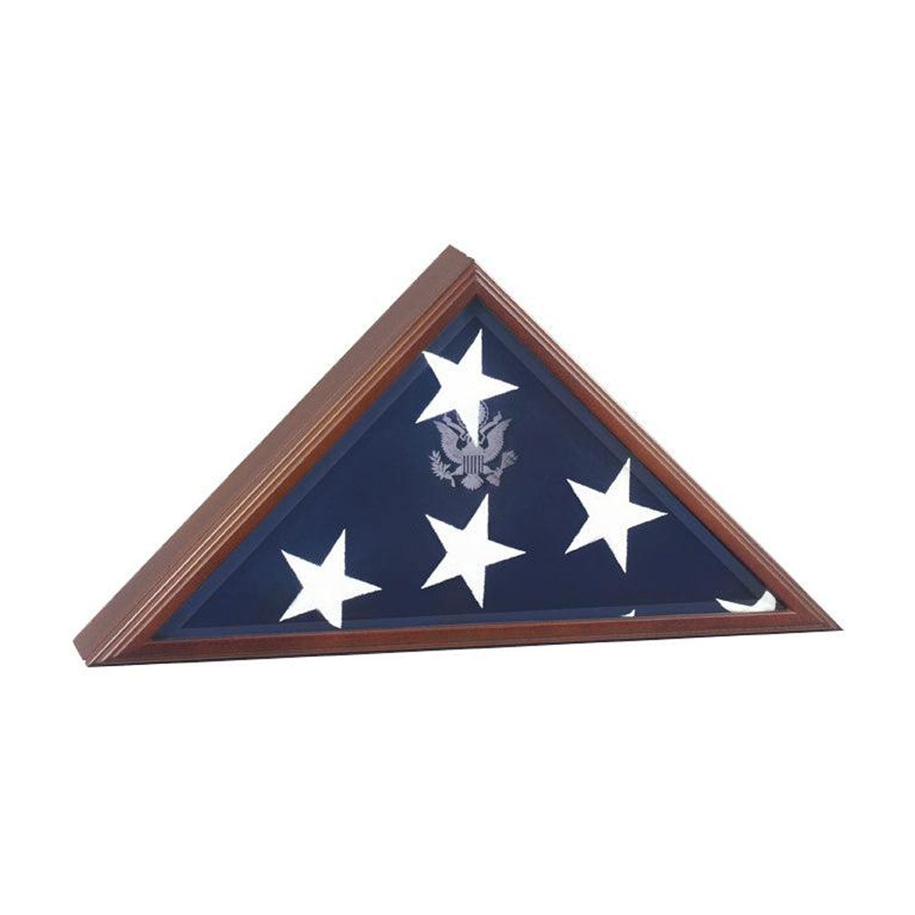 Extra Large American Burial Flag Case, Extra Large Vice Presidential Flag Case The Military Gift Store