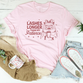 Lashes Longer Than My Patience Tee Peachy Sunday