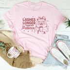 Lashes Longer Than My Patience Tee Peachy Sunday