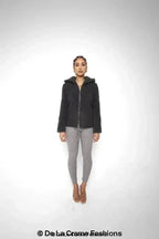 Lauren Zip Up Hooded Borg Teddy Jacket