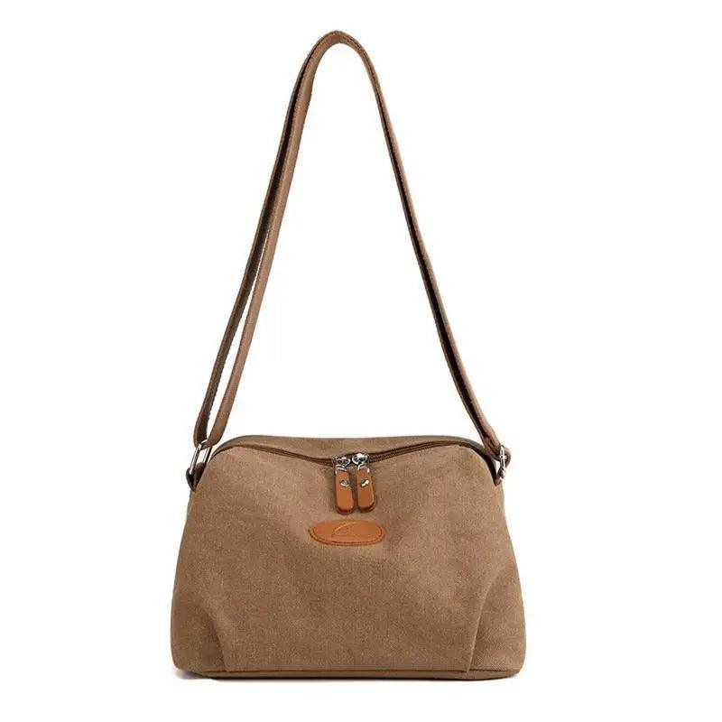 Lavish Style Canvas Crossbody Bag For Women And Girld Travel Bag Lightweighted Casual Shoulder Bag For Females Stevvex