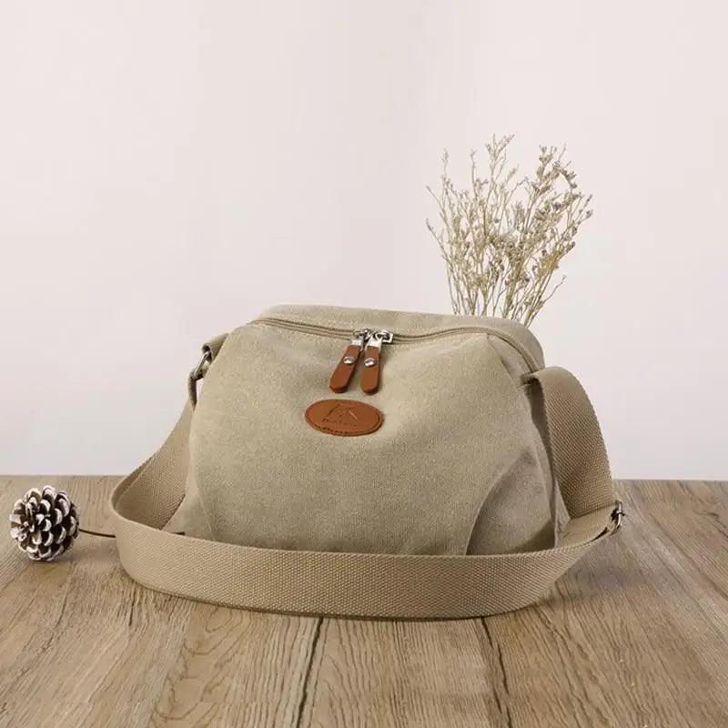 Lavish Style Canvas Crossbody Bag For Women And Girld Travel Bag Lightweighted Casual Shoulder Bag For Females Stevvex
