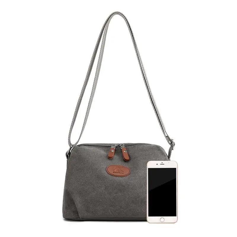 Lavish Style Canvas Crossbody Bag For Women And Girld Travel Bag Lightweighted Casual Shoulder Bag For Females Stevvex