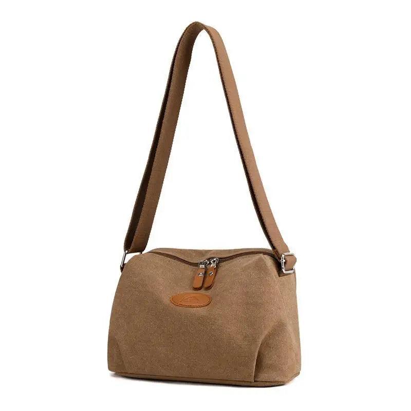 Lavish Style Canvas Crossbody Bag For Women And Girld Travel Bag Lightweighted Casual Shoulder Bag For Females Stevvex
