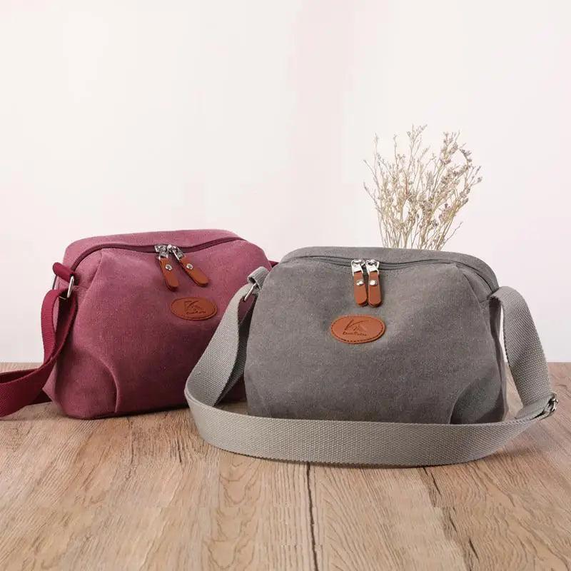 Lavish Style Canvas Crossbody Bag For Women And Girld Travel Bag Lightweighted Casual Shoulder Bag For Females Stevvex