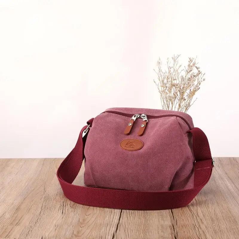 Lavish Style Canvas Crossbody Bag For Women And Girld Travel Bag Lightweighted Casual Shoulder Bag For Females Stevvex