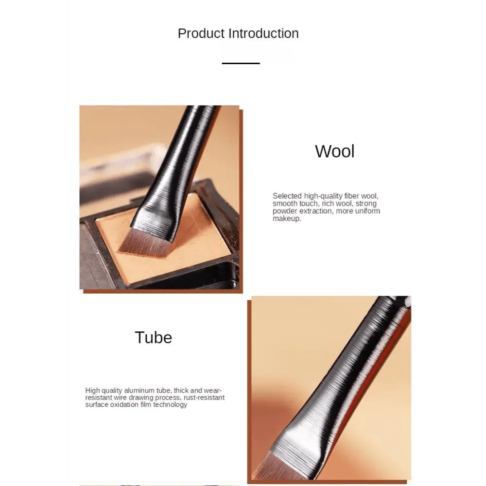Lavish Style Contour Brush Eyebrow Eyeliner Brush Professional Small Angled Eyebrow Brush High Quality Eye brow liner Brush Makeup Tools Stevvex