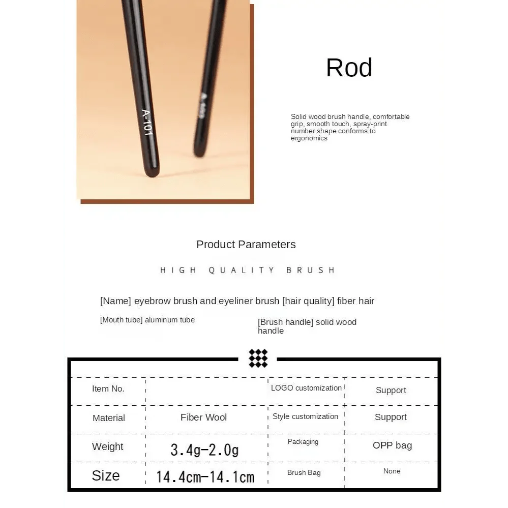 Lavish Style Contour Brush Eyebrow Eyeliner Brush Professional Small Angled Eyebrow Brush High Quality Eye brow liner Brush Makeup Tools Stevvex