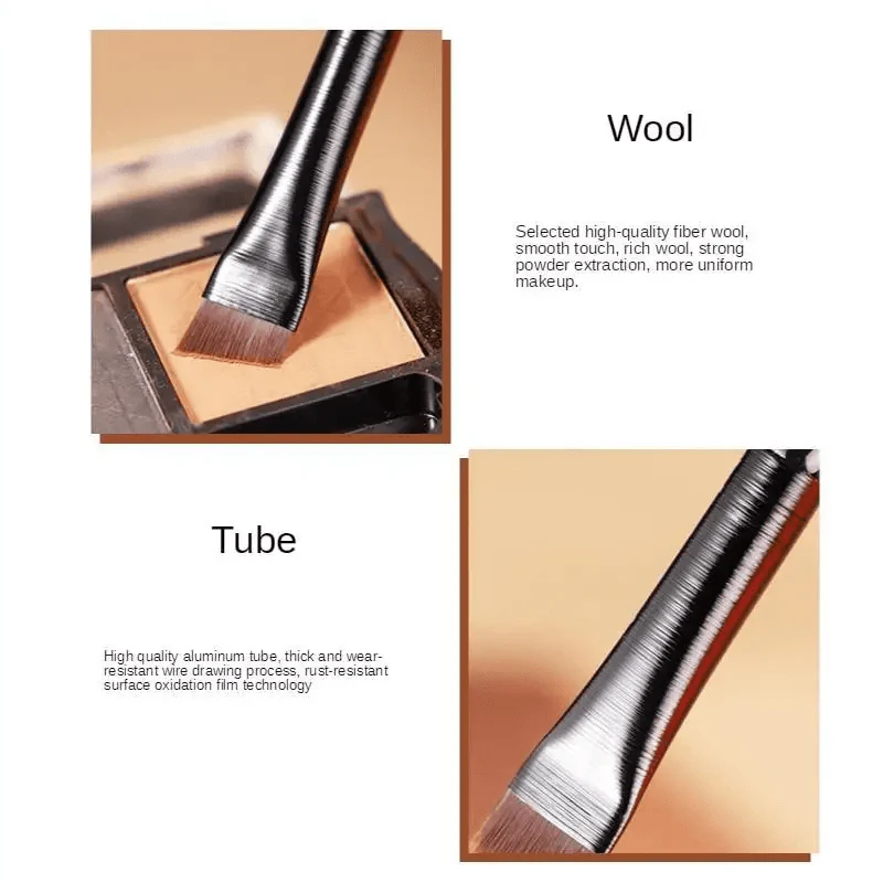 Lavish Style Contour Brush Eyebrow Eyeliner Brush Professional Small Angled Eyebrow Brush High Quality Eye brow liner Brush Makeup Tools Stevvex