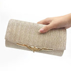 Lavish Style Women's Evening Party Bag Luxury Banquet Glitter Wedding Clutches For Ladies And Girls Gifts Stevvex