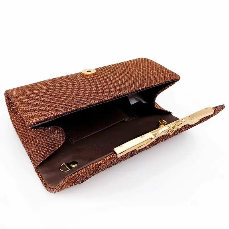 Lavish Style Women's Evening Party Bag Luxury Banquet Glitter Wedding Clutches For Ladies And Girls Gifts Stevvex