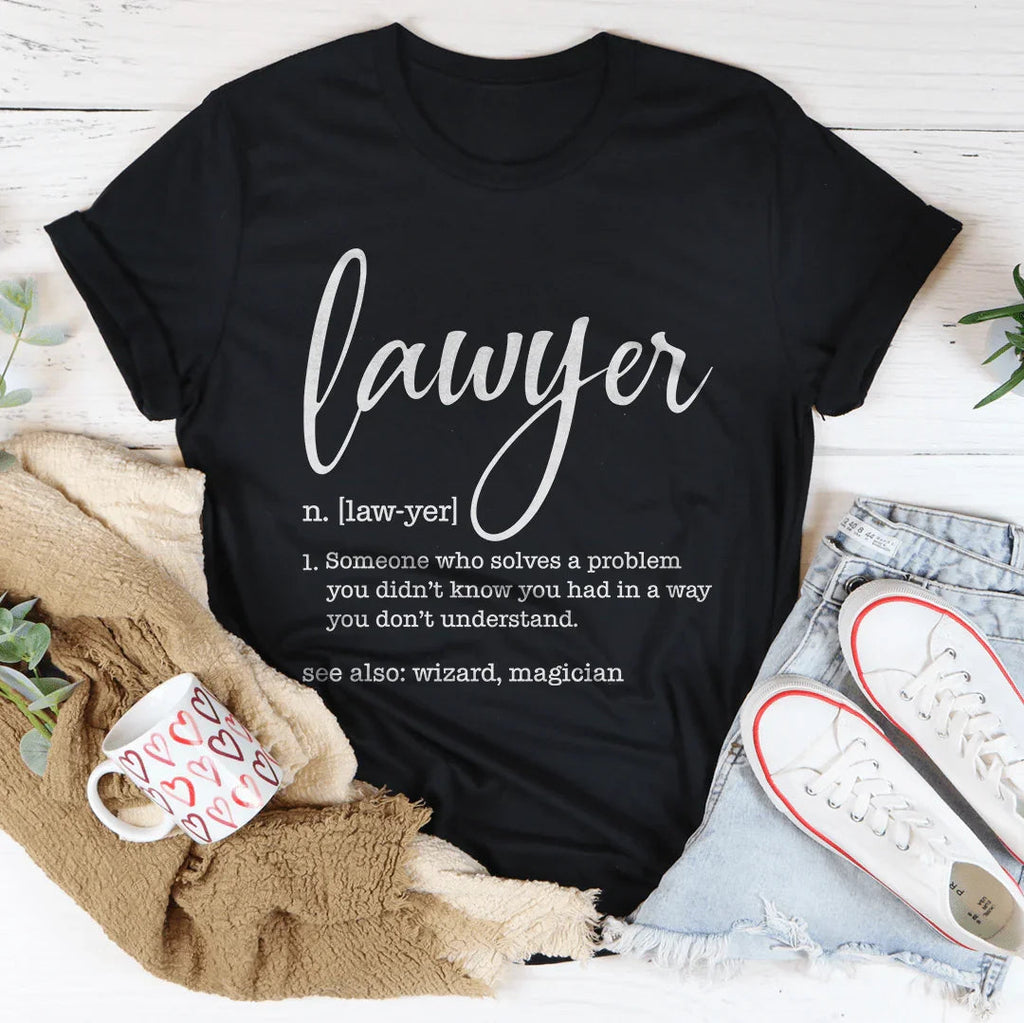 Lawyer Definition Tee Peachy Sunday